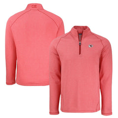 Kansas City Chiefs Cutter & Buck Peshastin Eco Fleece Tri-Blend Raglan Recycled Quarter-Zip Jacket | NFL Near me