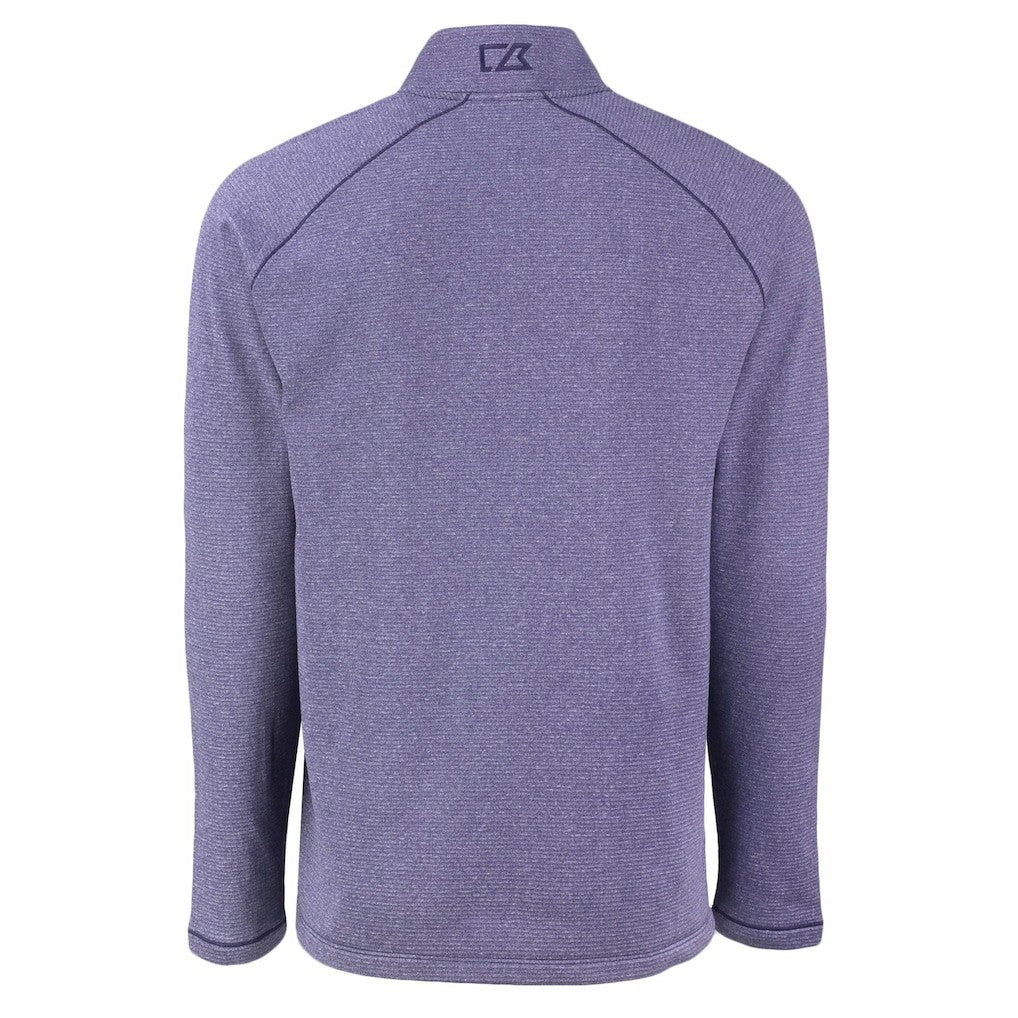 Minnesota Vikings Cutter & Buck Peshastin Eco Fleece Tri-Blend Raglan Recycled Quarter-Zip Jacket | NFL Discount