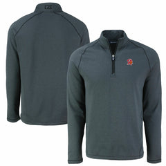 Tampa Bay Buccaneers Cutter & Buck Peshastin Eco Fleece Tri-Blend Raglan Recycled Quarter-Zip Jacket | NFL Sale