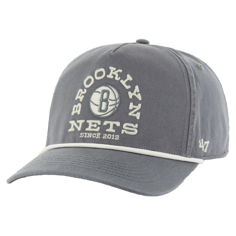 Charcoal 47 Brooklyn Nets Canyon Ranchero Hitch Adjustable Hat | NBA