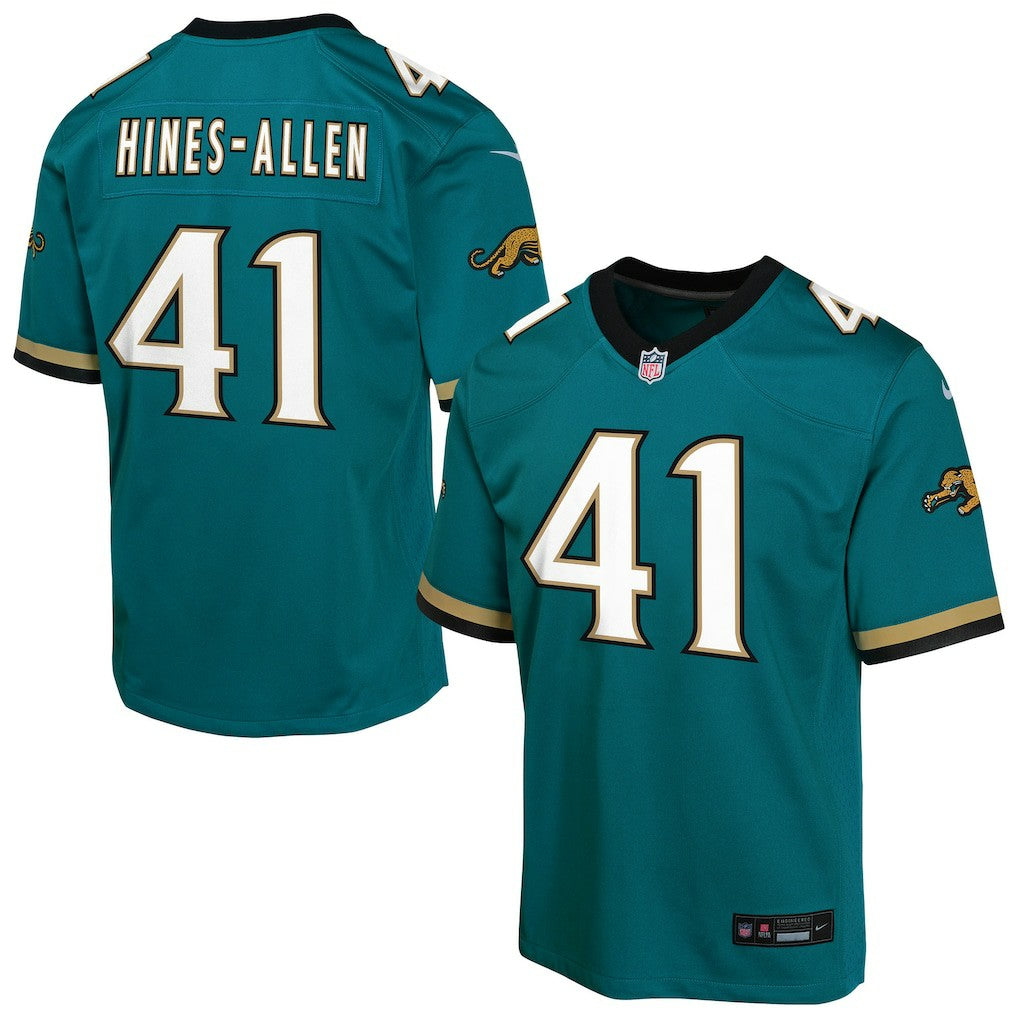 Jacksonville Jaguars Josh Hines-Allen  Youth Alternate 2 Prowler Throwback Game Jersey | NFL New