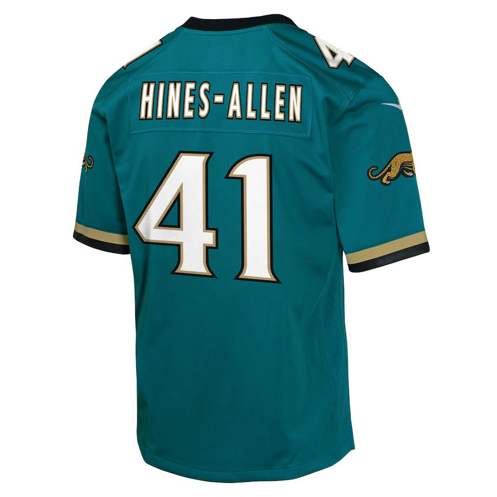 Jacksonville Jaguars Josh Hines-Allen  Youth Alternate 2 Prowler Throwback Game Jersey | NFL New