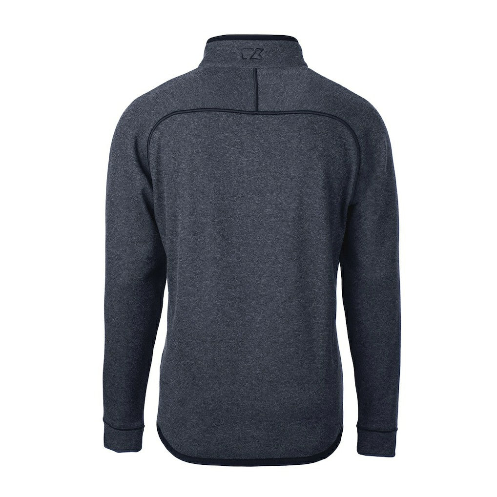 New York Giants Cutter & Buck Big & Tall Mainsail Sweater-Knit Raglan Half-Zip Jacket | NFL Online