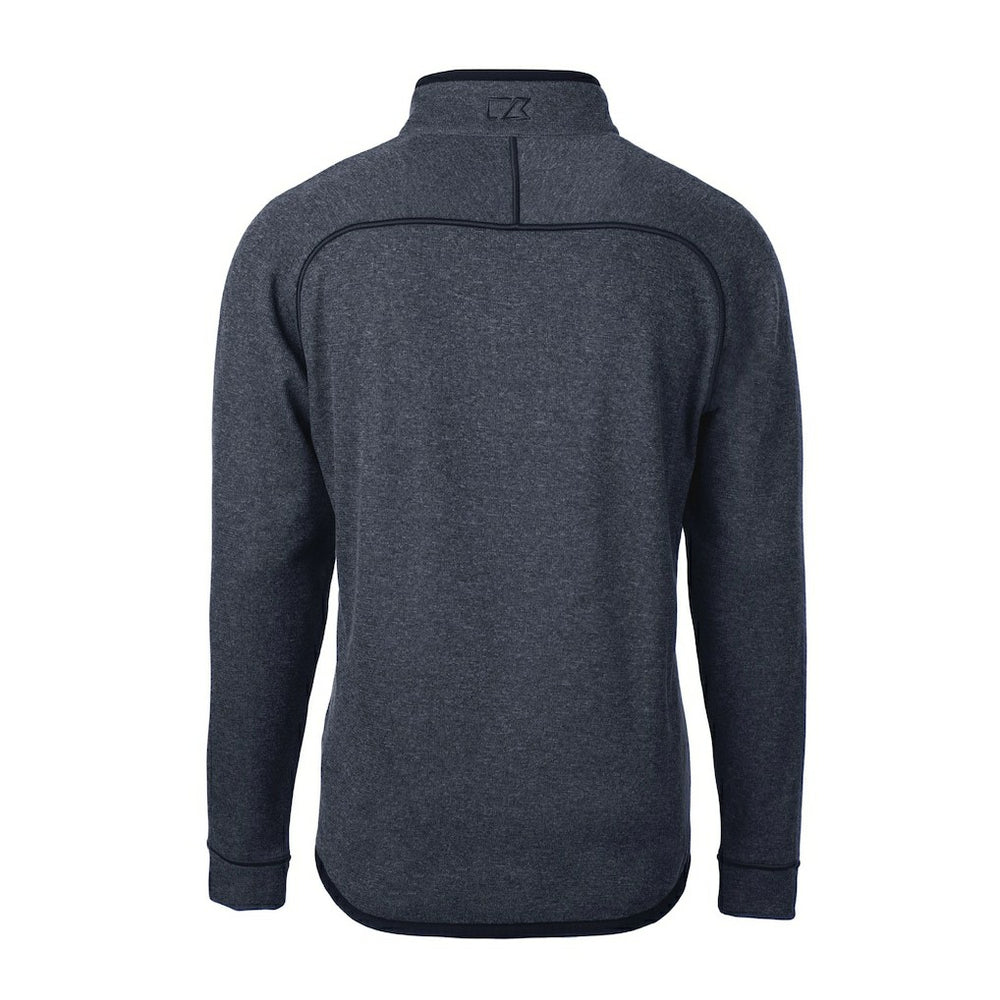Los Angeles Chargers Cutter & Buck Big & Tall Mainsail Sweater-Knit Raglan Half-Zip Jacket | NFL US