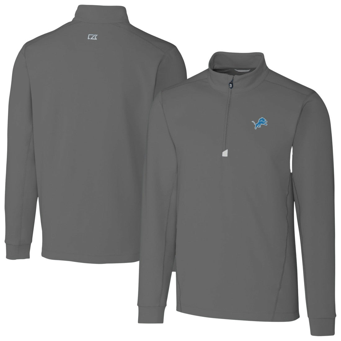 Detroit Lions Cutter & Buck Big & Tall Traverse Stretch Quarter-Zip Top | NFL Hot