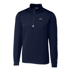 Los Angeles Chargers Cutter & Buck Big & Tall Traverse Stretch Quarter-Zip Top | NFL Sale