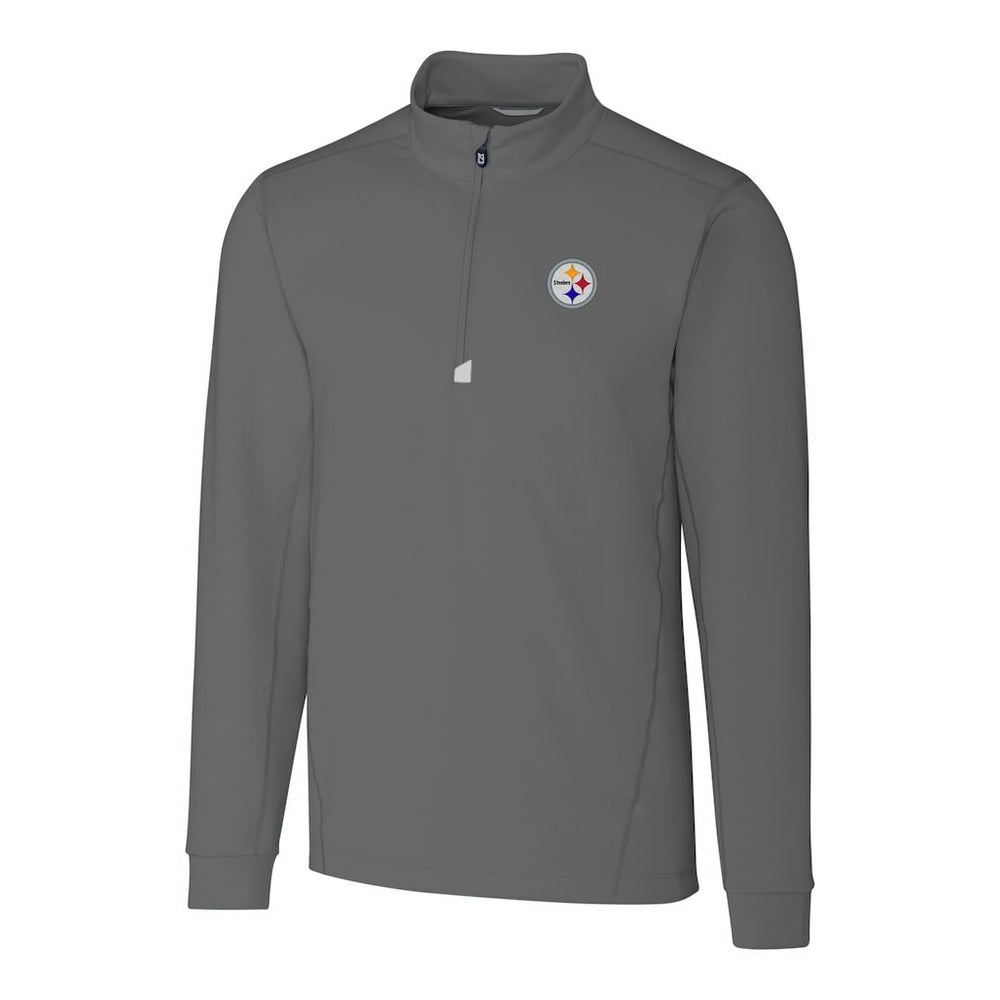 Pittsburgh Steelers Cutter & Buck Big & Tall Traverse Stretch Quarter-Zip Top | NFL Outlet