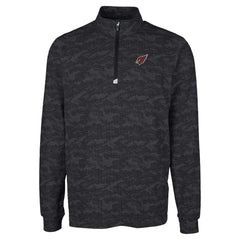 Arizona Cardinals Cutter & Buck Big & Tall Traverse Eco Camo Tri-Blend DryTec Quarter-Zip Jacket | NFL Outlet