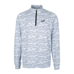 Philadelphia Eagles Cutter & Buck Big & Tall Traverse Eco Camo Tri-Blend DryTec Quarter-Zip Jacket | NFL Hot