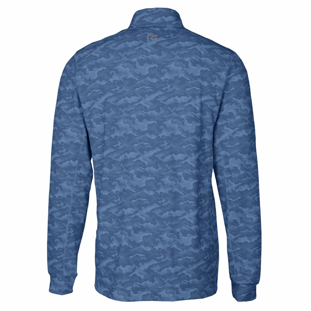 Los Angeles Chargers Cutter & Buck Big & Tall Traverse Eco Camo Tri-Blend DryTec Quarter-Zip Jacket | NFL Near me