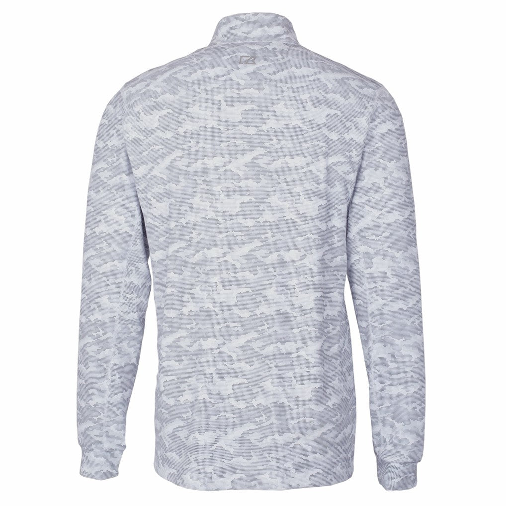 Pittsburgh Steelers Cutter & Buck Big & Tall Traverse Eco Camo Tri-Blend DryTec Quarter-Zip Jacket | NFL Hot