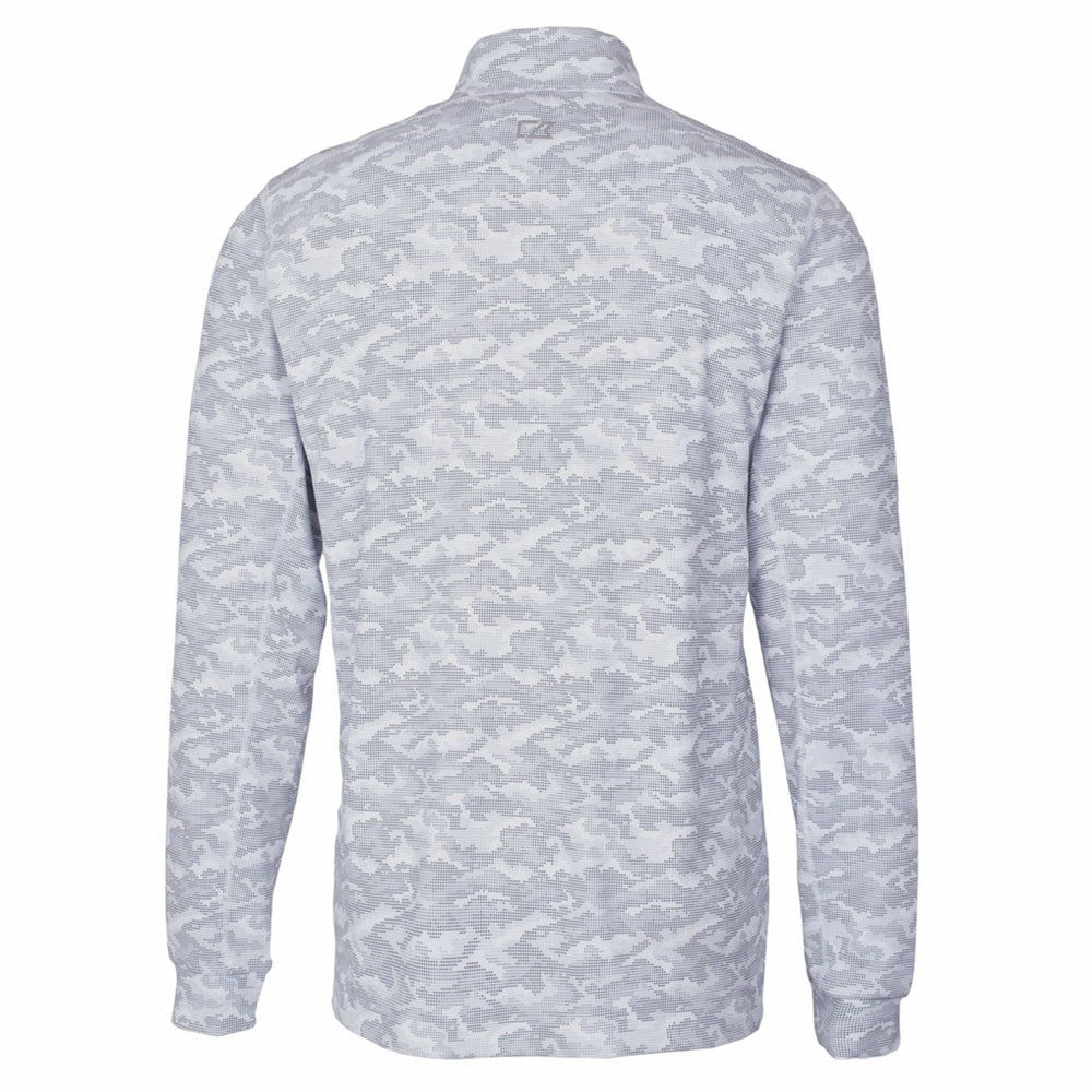 Pittsburgh Steelers Cutter & Buck Big & Tall Traverse Eco Camo Tri-Blend DryTec Quarter-Zip Jacket | NFL Hot