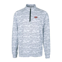 San Francisco 49ers Cutter & Buck Big & Tall Traverse Eco Camo Tri-Blend DryTec Quarter-Zip Jacket | NFL New