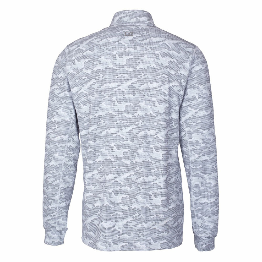 Tampa Bay Buccaneers Cutter & Buck Big & Tall Traverse Eco Camo Tri-Blend DryTec Quarter-Zip Jacket | NFL New