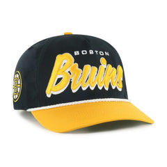 Boston Bruins '47 Dropshadow Rope Hitch Adjustable Hat -  NHL Hats