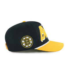 Boston Bruins '47 Dropshadow Rope Hitch Adjustable Hat -  NHL Hats