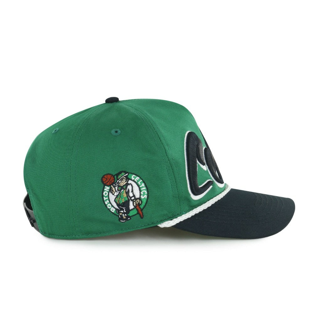 Kelly Green/Black Boston Celtics '47 Dropshadow Rope Hitch Adjustable Hat | NBA