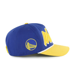 Royal/Gold Golden State Warriors '47 Dropshadow Rope Hitch Adjustable Hat sale | NBA