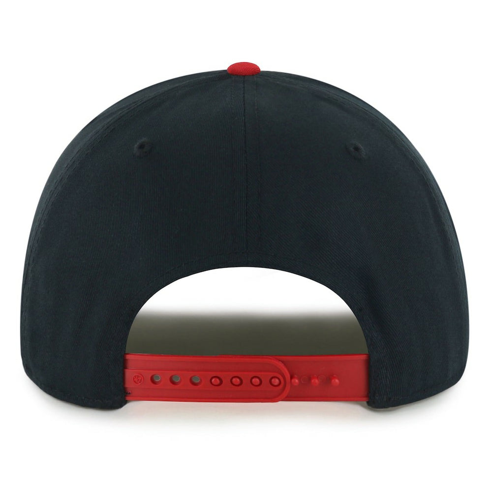 Black/Red Chicago Bulls '47 Dropshadow Rope Hitch Adjustable Hat | NBA