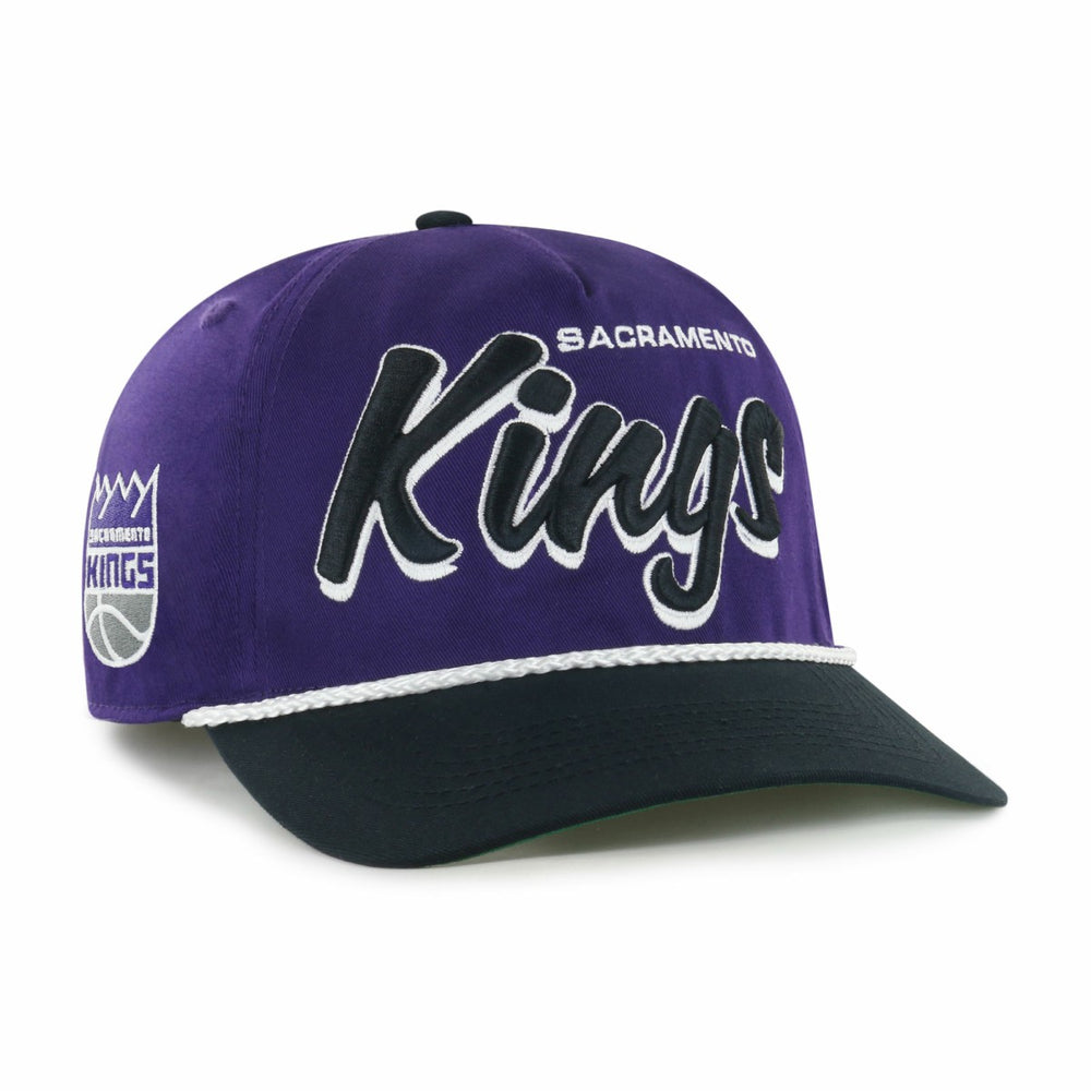 Purple/Black Sacramento Kings '47 Dropshadow Rope Hitch Adjustable Hat | NBA