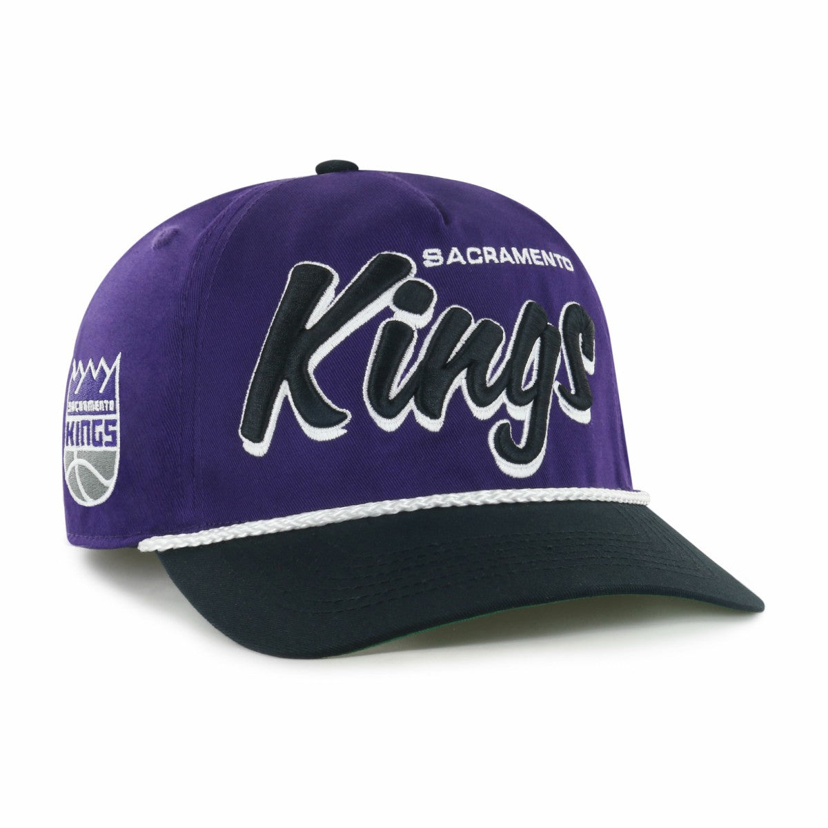 Purple/Black Sacramento Kings '47 Dropshadow Rope Hitch Adjustable Hat | NBA