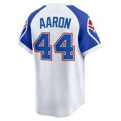 Hank Aaron Atlanta Braves Nike Throwback Cooperstown Collection Limited Jersey - MLB Jerseys
