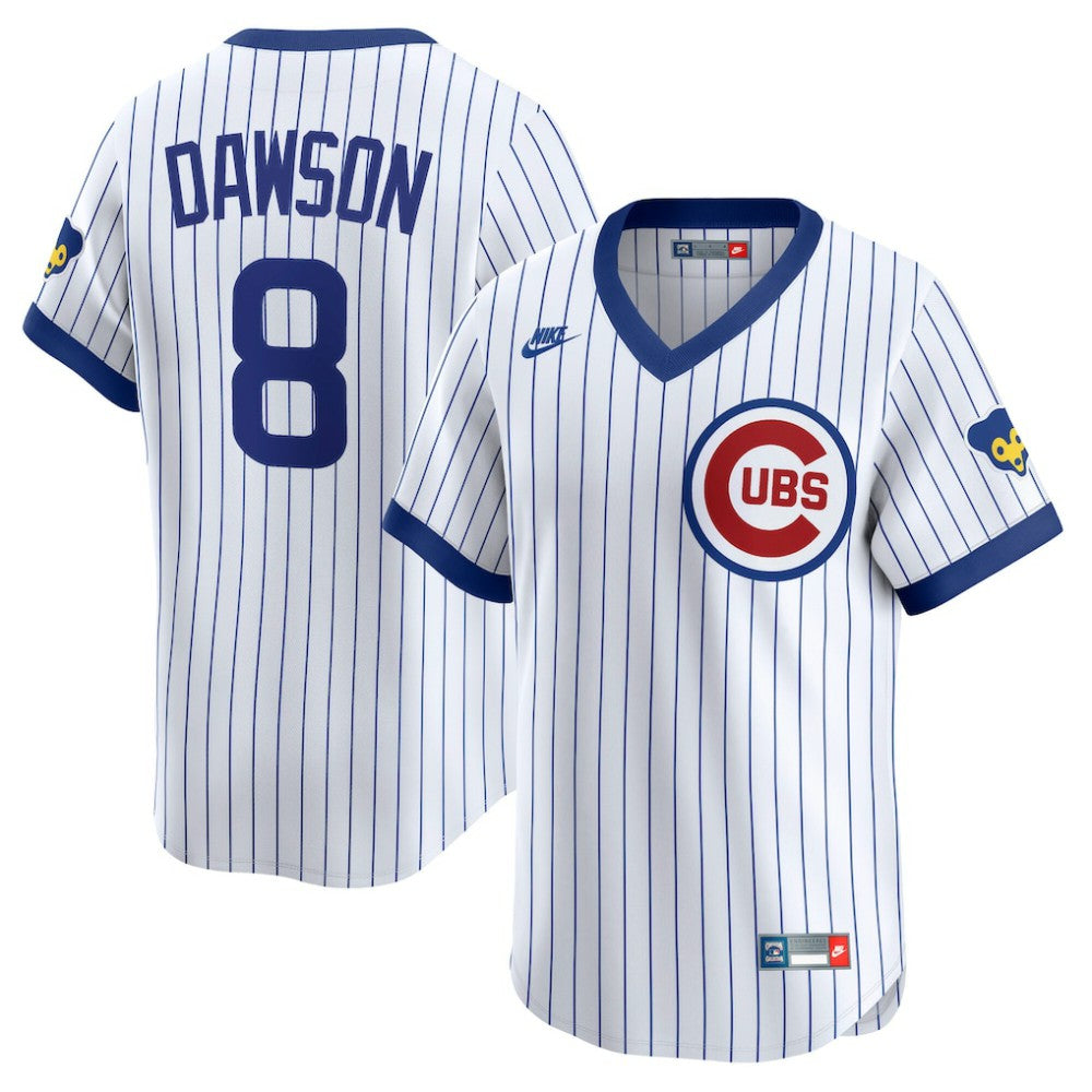 Andre Dawson Chicago Cubs Nike Throwback Cooperstown Collection Limited Jersey - MLB Jerseys