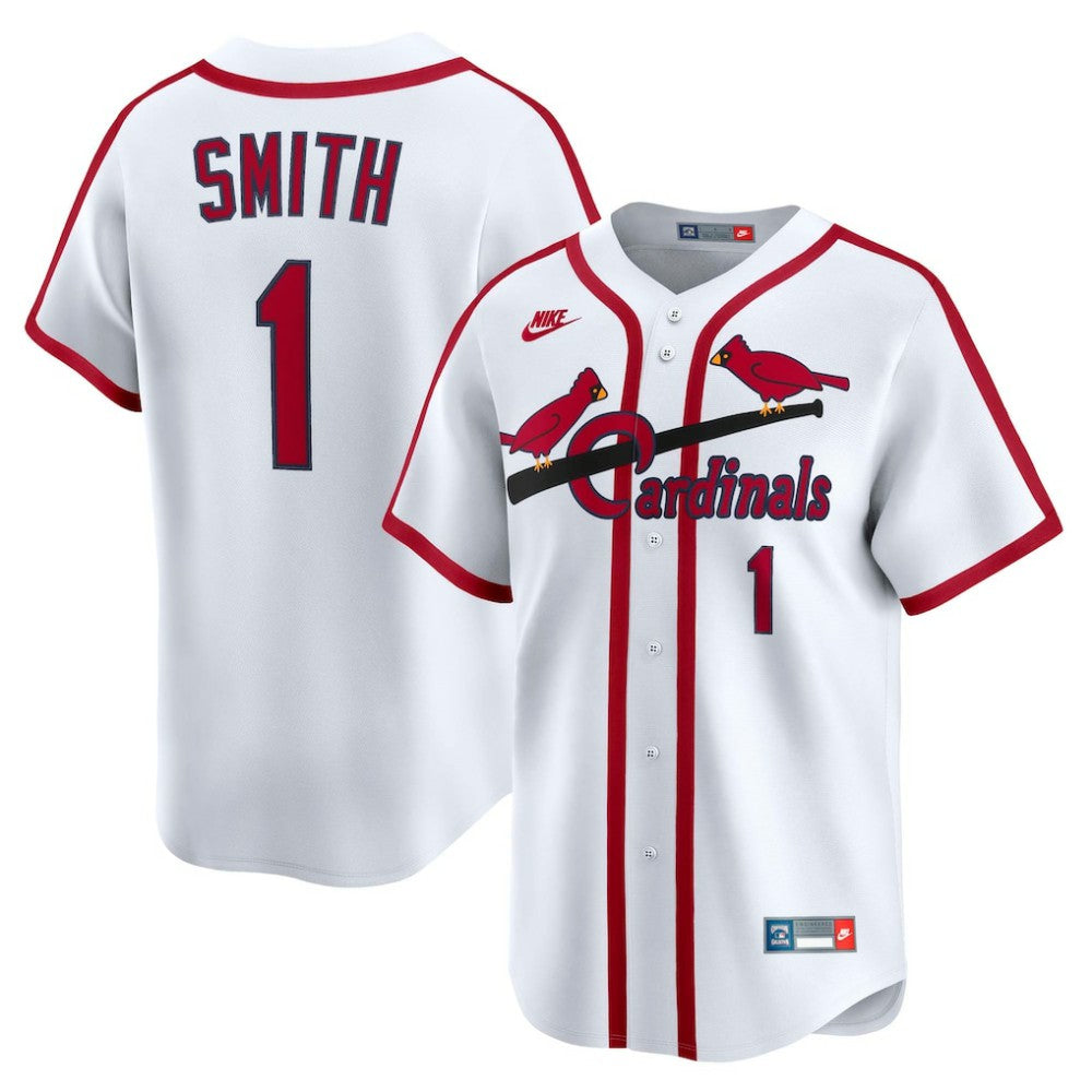 Ozzie Smith St. Louis Cardinals Nike Throwback Cooperstown Collection Limited Jersey - MLB Jerseys