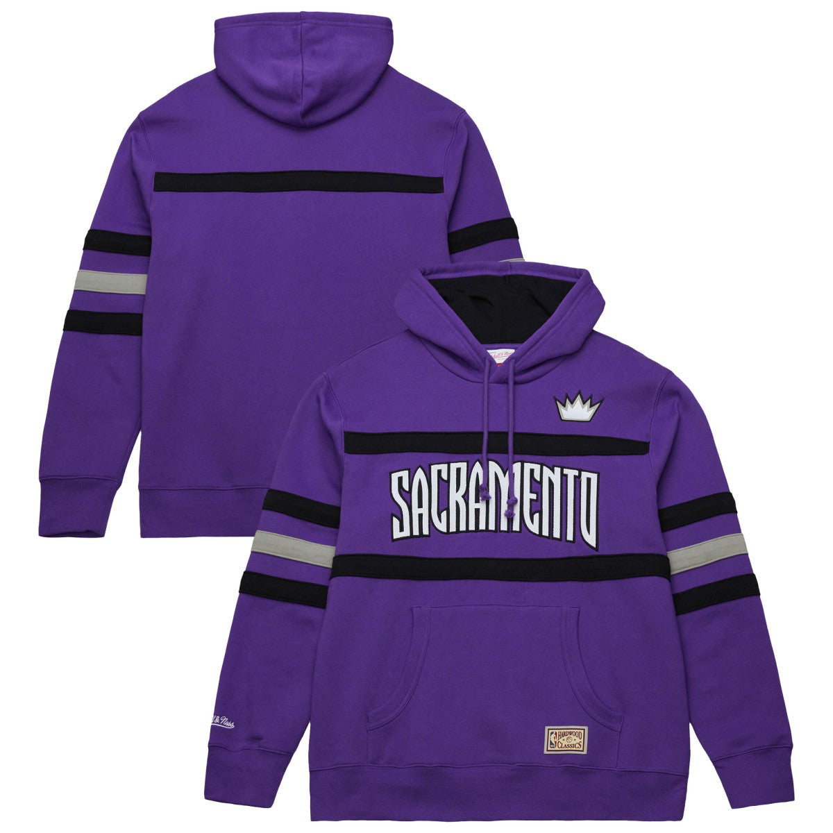 Purple Sacramento Kings Hardwood Classics Nights Head Coach Pullover Hoodie | NBA