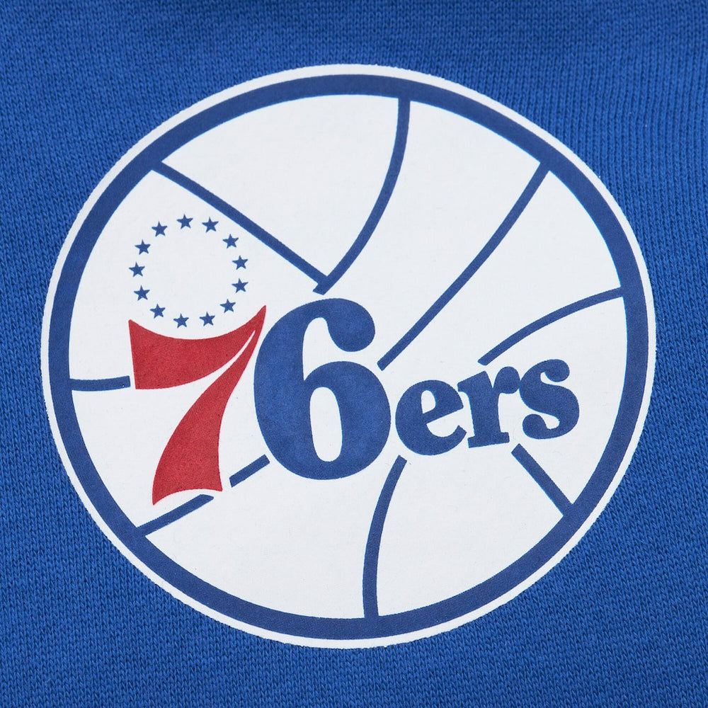 Royal Philadelphia 76ers Hardwood Classics There & Back 2.0 Vintage Pullover Sweatshirt | NBA