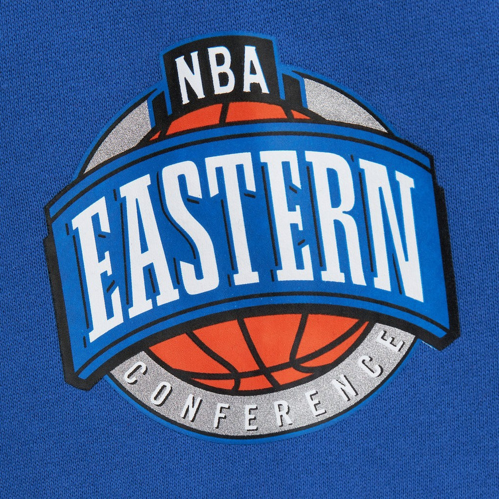 Royal Philadelphia 76ers Hardwood Classics There & Back 2.0 Vintage Pullover Sweatshirt | NBA