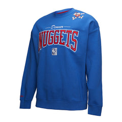 Royal Denver Nuggets Hardwood Classics There & Back 2.0 Vintage Pullover Sweatshirt sale | NBA