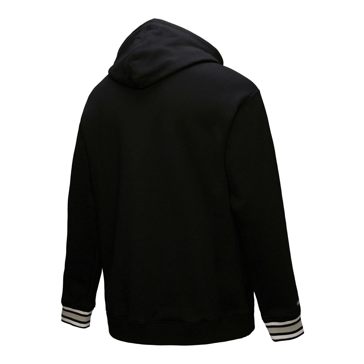 Black Sacramento Kings Chainstitch Applique Vintage Heavyweight Pullover Hoodie | NBA