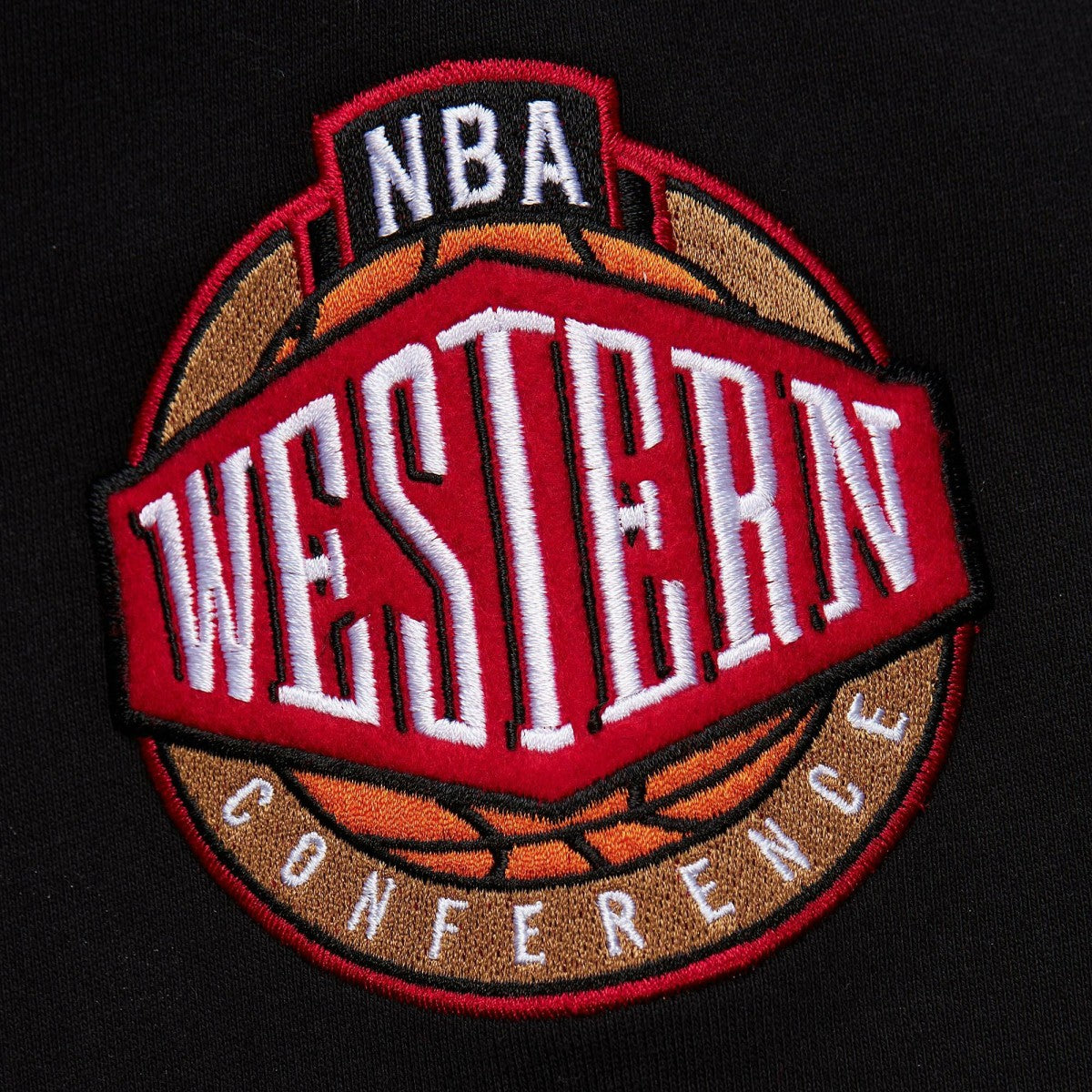 Black Sacramento Kings Chainstitch Applique Vintage Heavyweight Pullover Hoodie | NBA