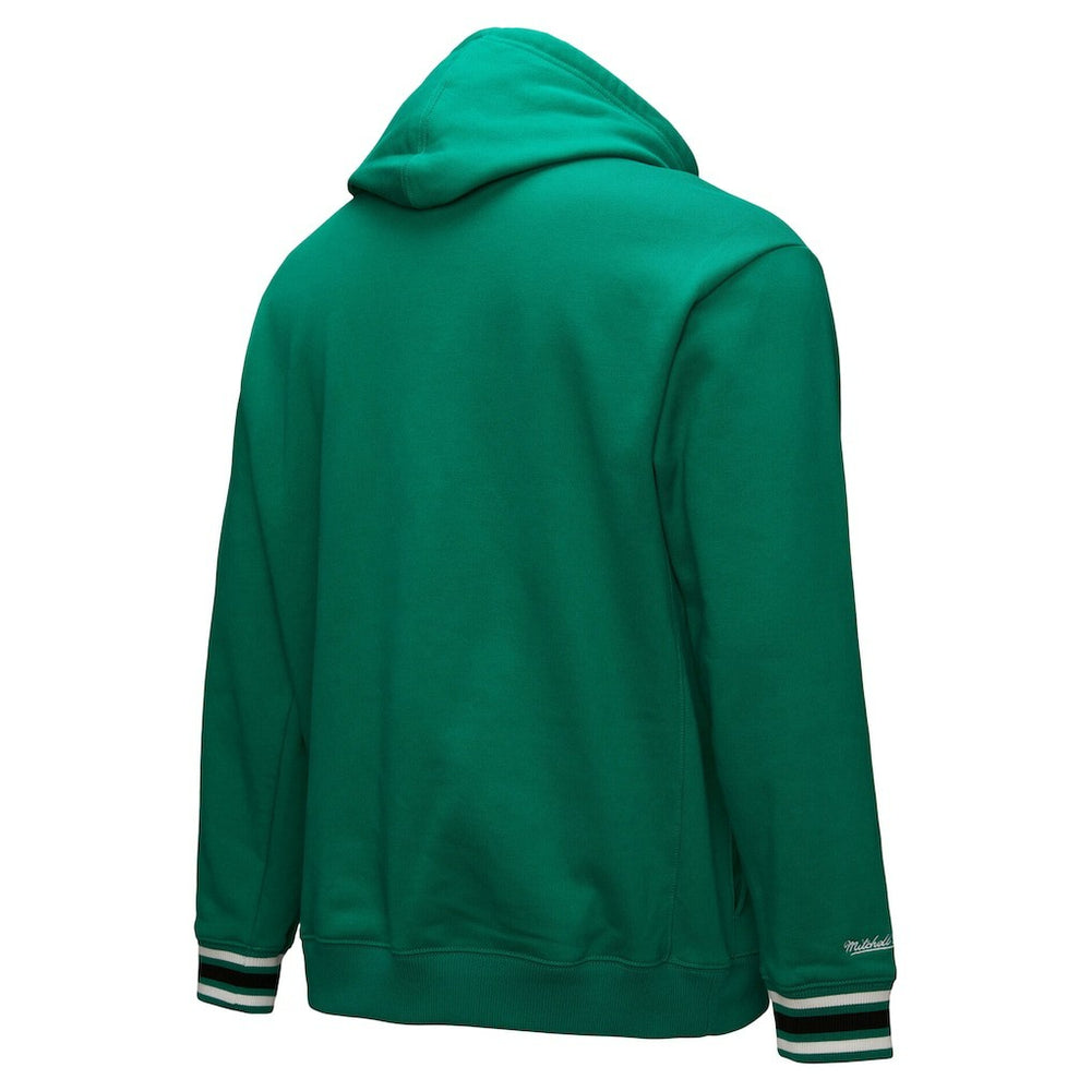 Kelly Green Boston Celtics Chainstitch Applique Vintage Heavyweight Pullover Hoodie | NBA