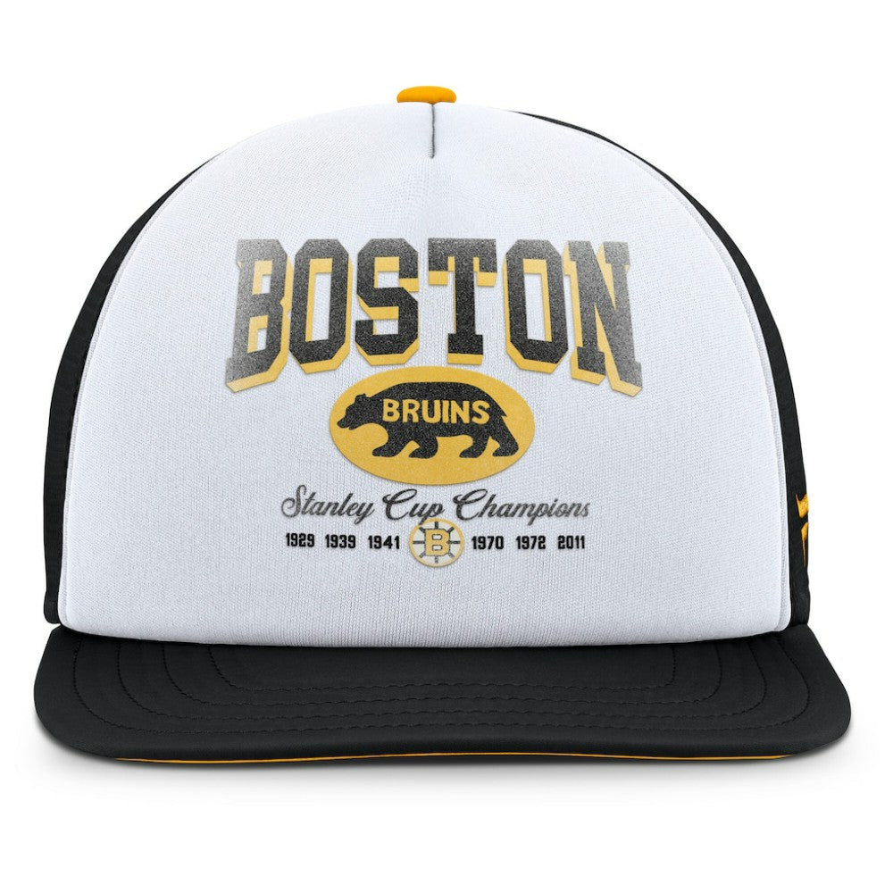 Boston Bruins Fanatics Decades Collection Foam Front Snapback Hat -  NHL Hats