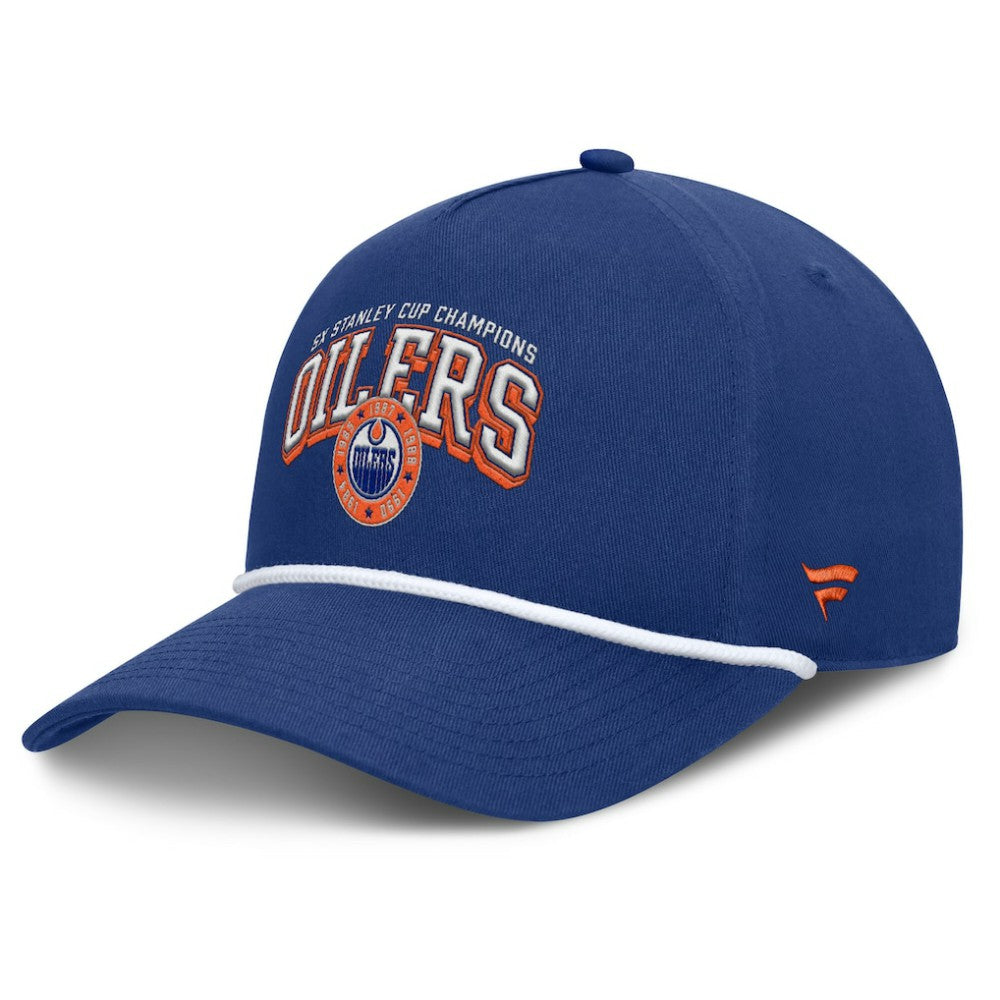 Edmonton Oilers Fanatics Decades Collection A-Frame Rope Adjustable Hat -  NHL Hats