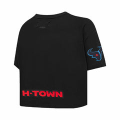 Houston Texans C.J. Stroud  Pro Standard Women's Player Name & Number Cropped Boxy T-Shirt | NFL New