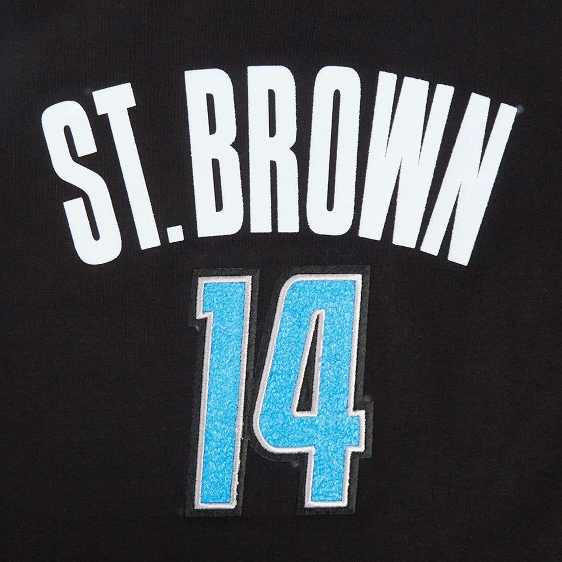 Detroit Lions Amon-Ra St. Brown  Pro Standard Women's Player Name & Number Cropped Boxy T-Shirt | NFL New