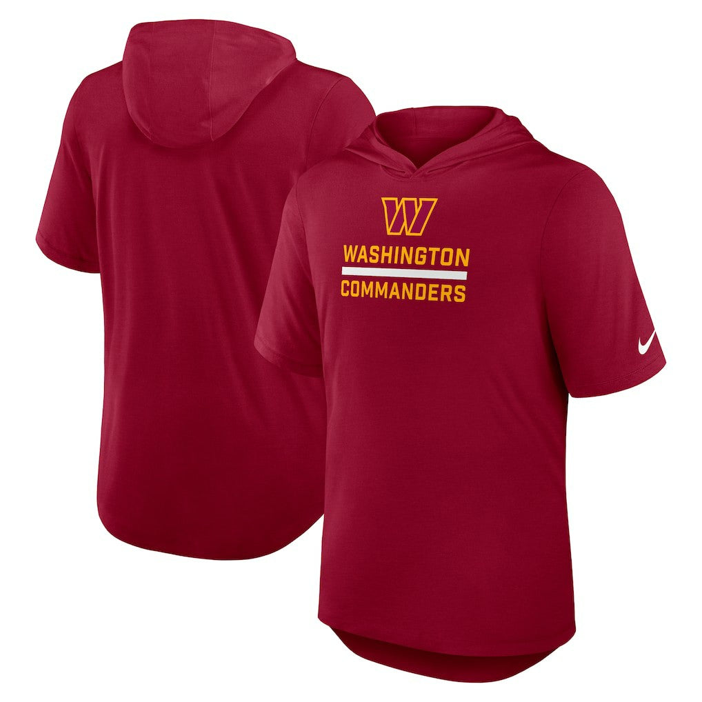 Washington Commanders Lockup Tri-Blend Hoodie T-Shirt | NFL On sale