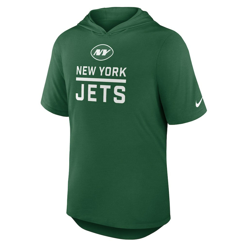 New York Jets Lockup Tri-Blend Hoodie T-Shirt | NFL Online