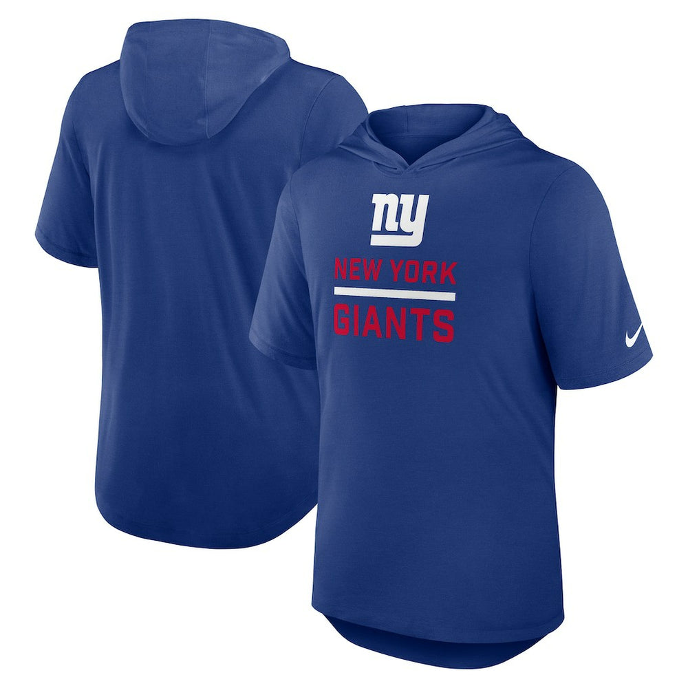 New York Giants Lockup Tri-Blend Hoodie T-Shirt | NFL Outlet