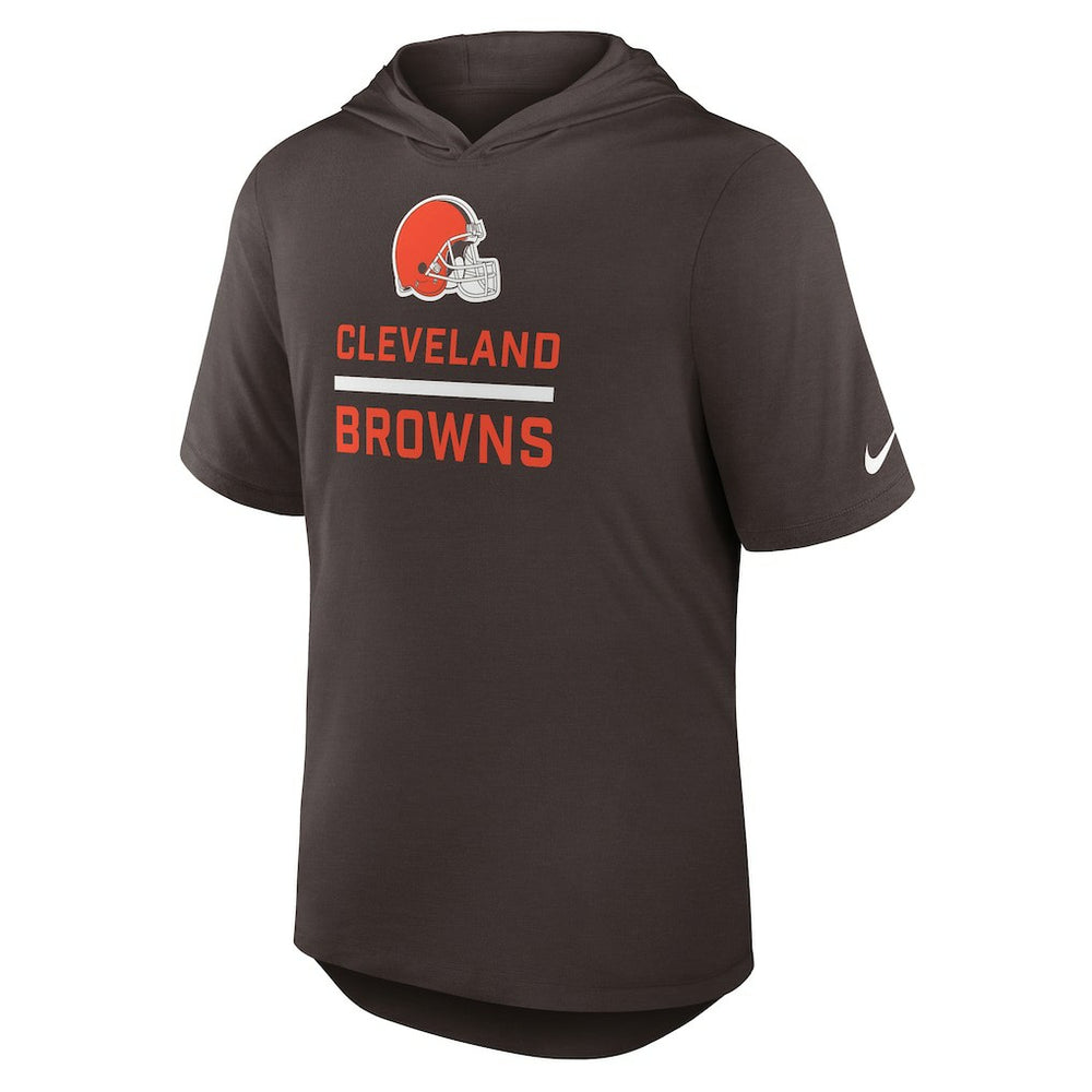 Cleveland Browns Lockup Tri-Blend Hoodie T-Shirt | NFL Outlet