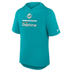 Miami Dolphins Lockup Tri-Blend Hoodie T-Shirt | NFL Online