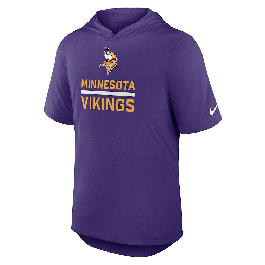 Minnesota Vikings Lockup Tri-Blend Hoodie T-Shirt | NFL Online