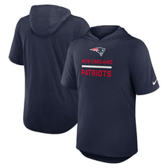 New England Patriots Lockup Tri-Blend Hoodie T-Shirt | NFL US