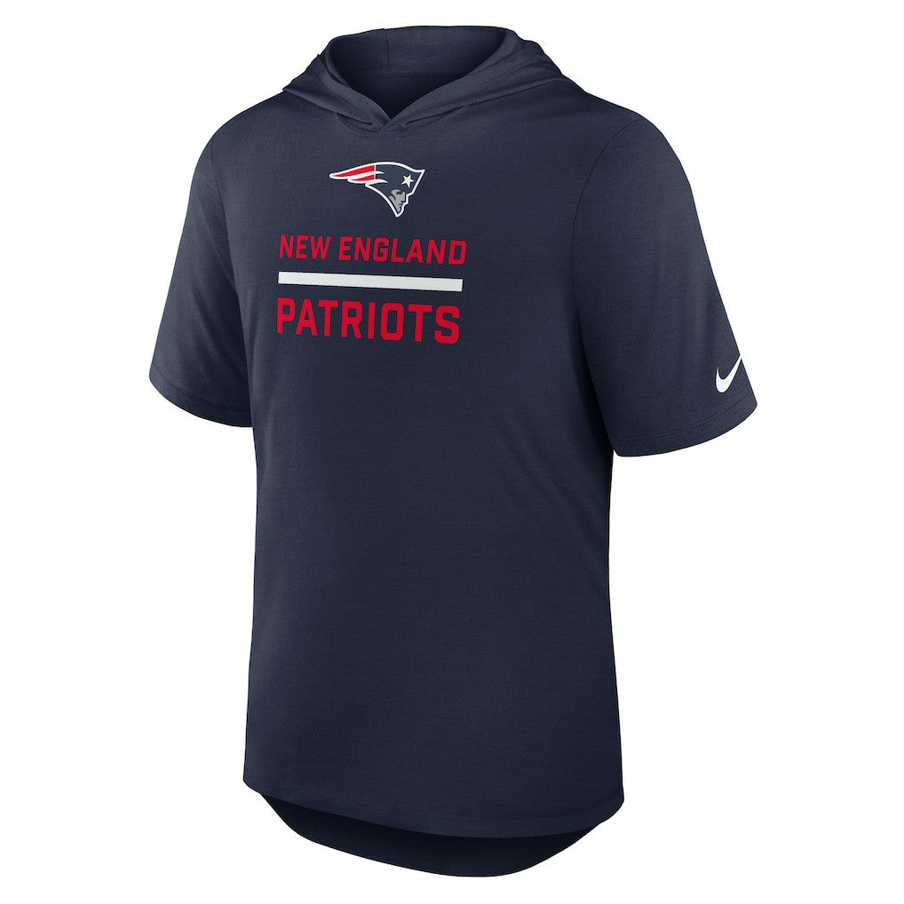 New England Patriots Lockup Tri-Blend Hoodie T-Shirt | NFL US