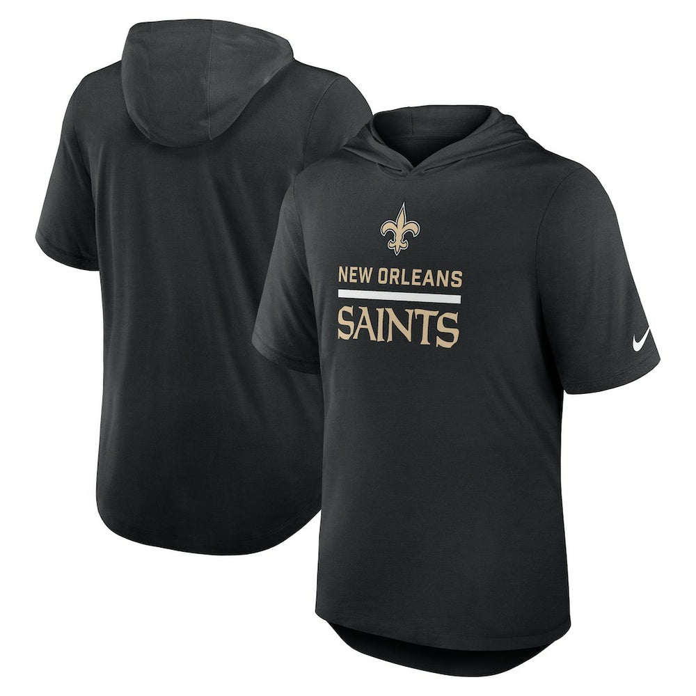 New Orleans Saints Lockup Tri-Blend Hoodie T-Shirt | NFL Discount
