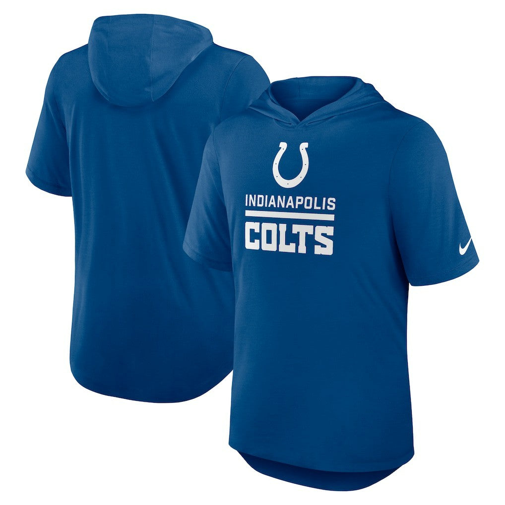 Indianapolis Colts Lockup Tri-Blend Hoodie T-Shirt | NFL Hot
