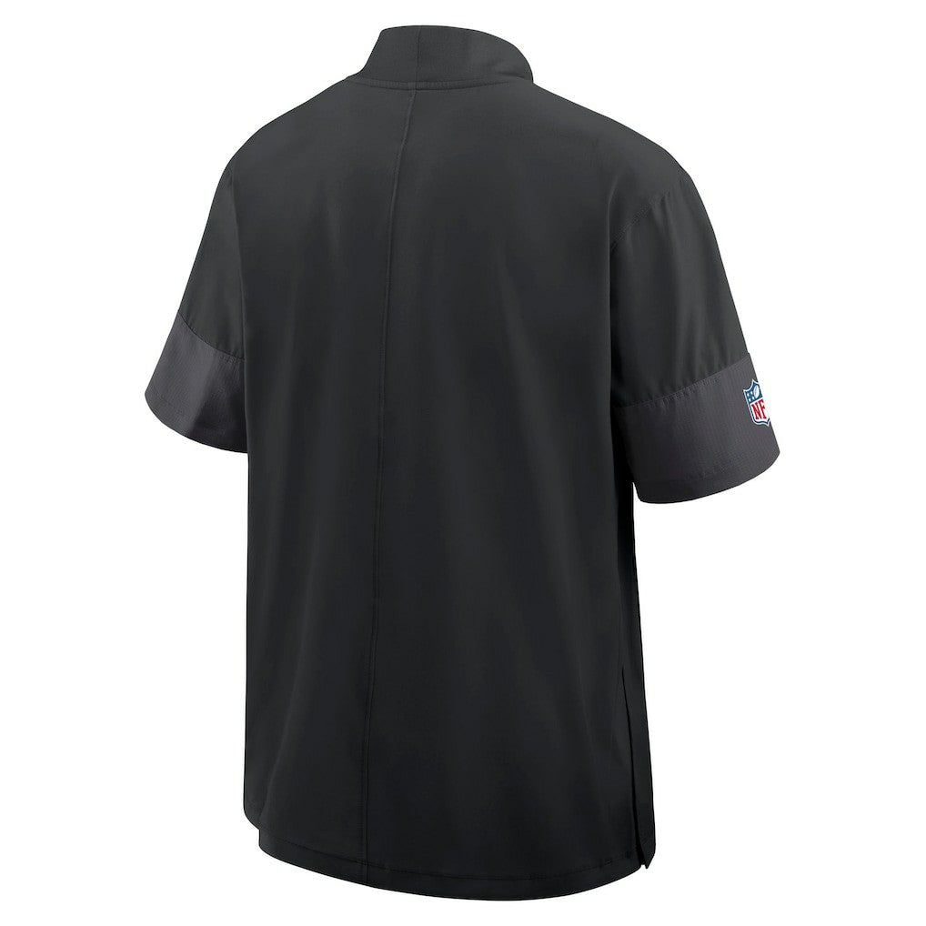 New York Jets Sideline Short Sleeve Quarter-Zip Dri-FIT Coach Jacket | NFL Hot